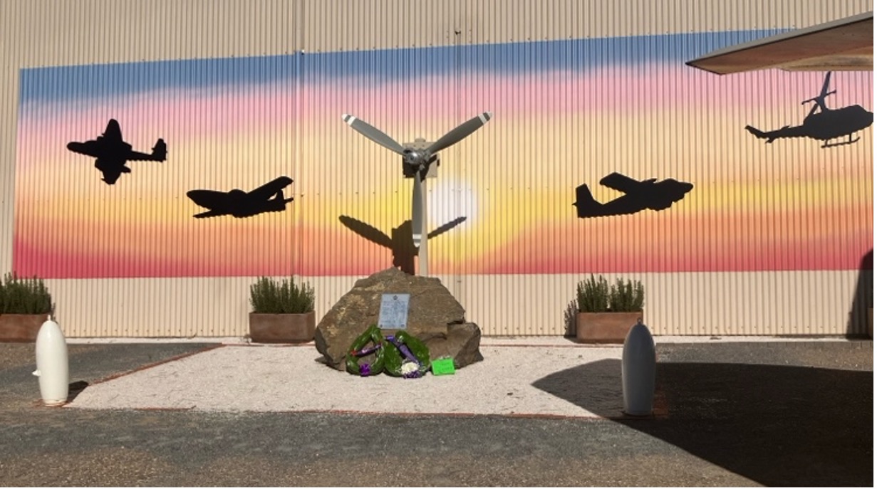 The memorial to RAAF personnel lost since WWII